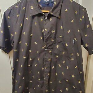 Paul Smith Jeans Men's Classic Fit Button Down Short Sleeve Shirt